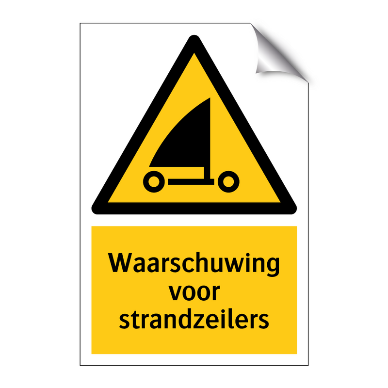 Waarschuwing voor strandzeilers