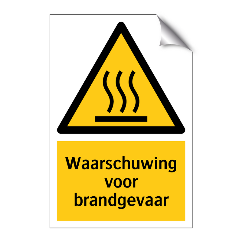 Waarschuwing voor brandgevaar