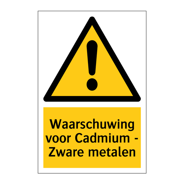 Waarschuwing voor Cadmium - Zware metalen