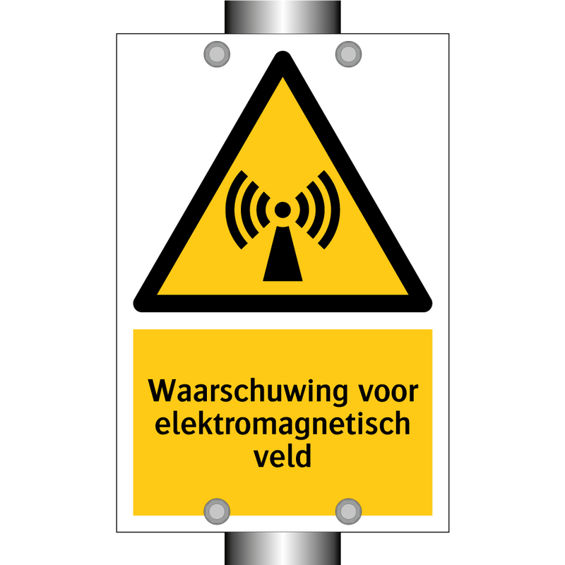 Waarschuwing voor elektromagnetisch veld