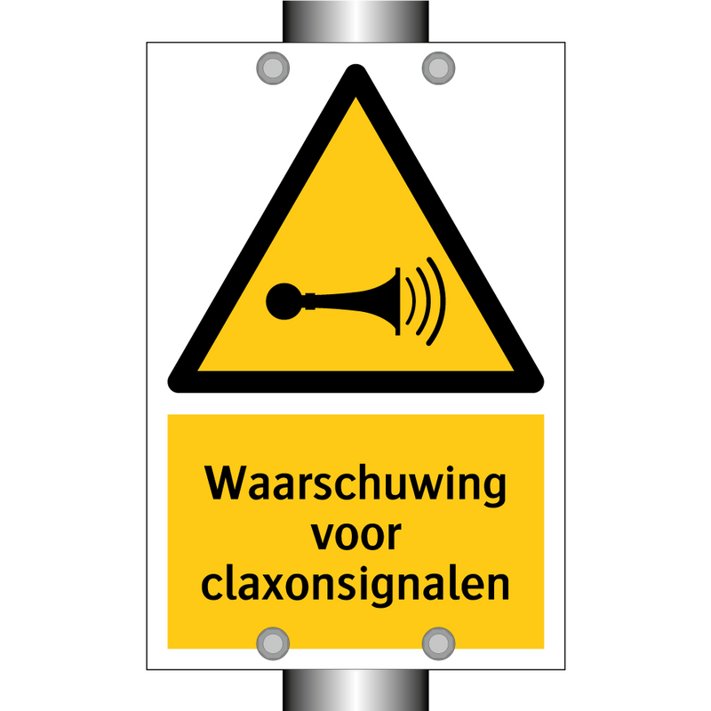 Waarschuwing voor claxonsignalen