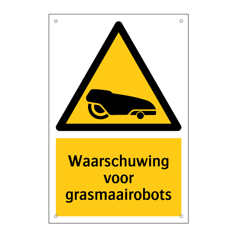 Waarschuwing voor grasmaairobots