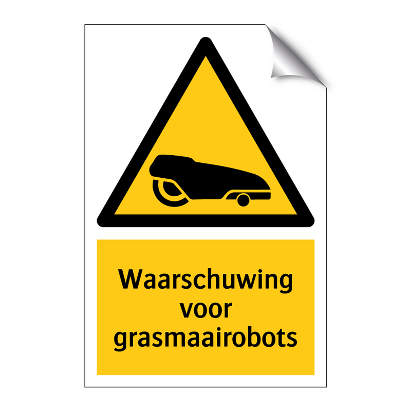 Waarschuwing voor grasmaairobots