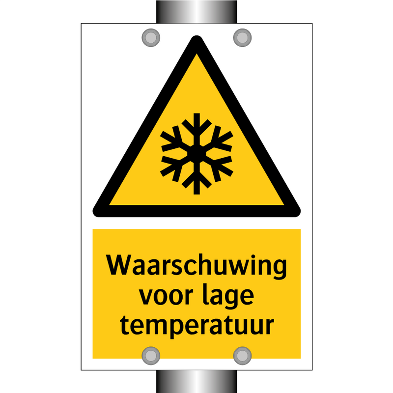 Waarschuwing voor lage temperatuur