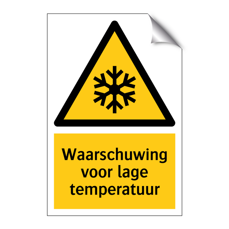 Waarschuwing voor lage temperatuur