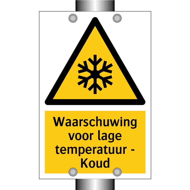 Waarschuwing voor lage temperatuur - Koud