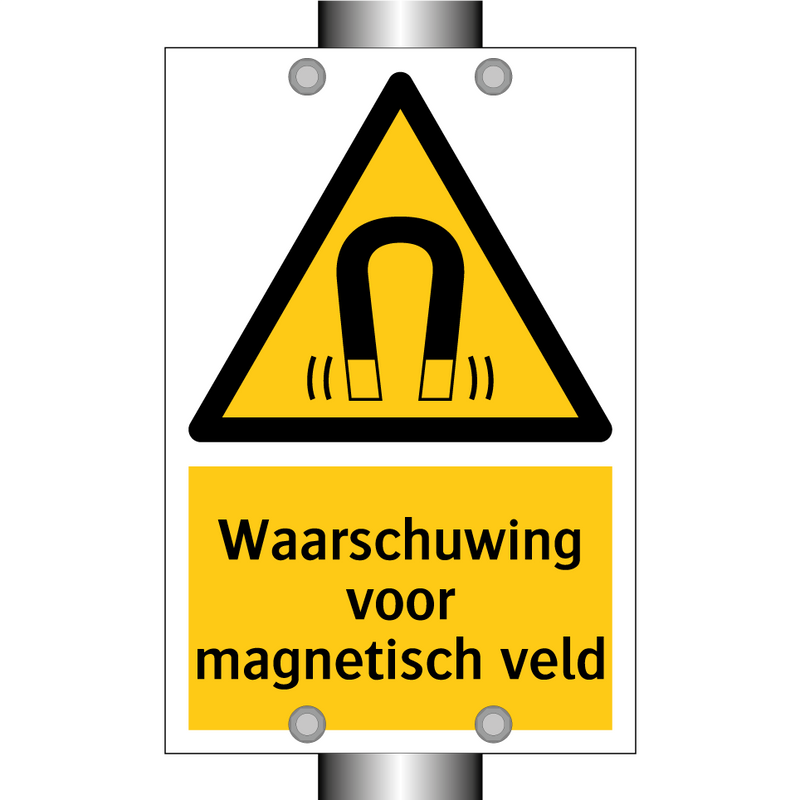 Waarschuwing voor magnetisch veld