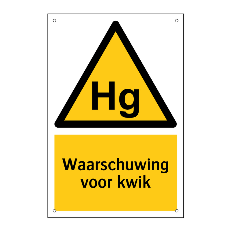 Waarschuwing voor kwik