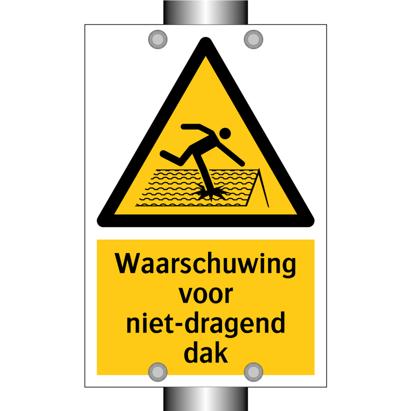 Waarschuwing voor niet-dragend dak