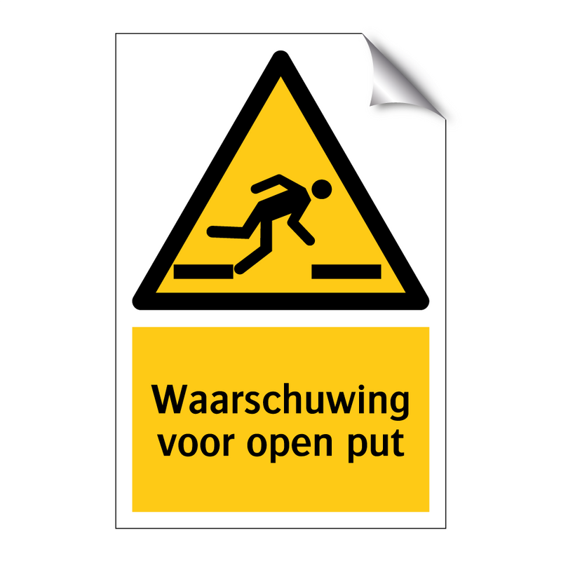 Waarschuwing voor open put