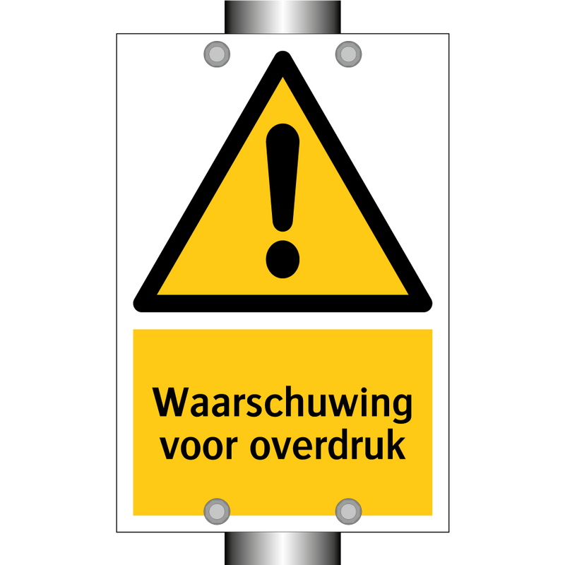 Waarschuwing voor overdruk