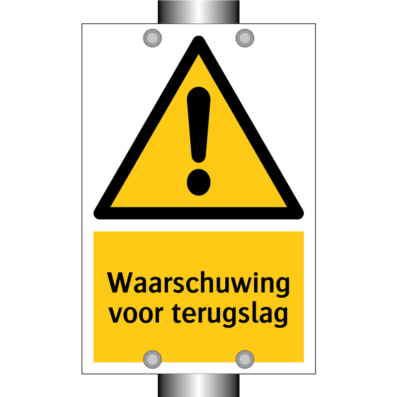 Waarschuwing voor terugslag