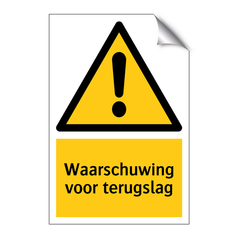 Waarschuwing voor terugslag