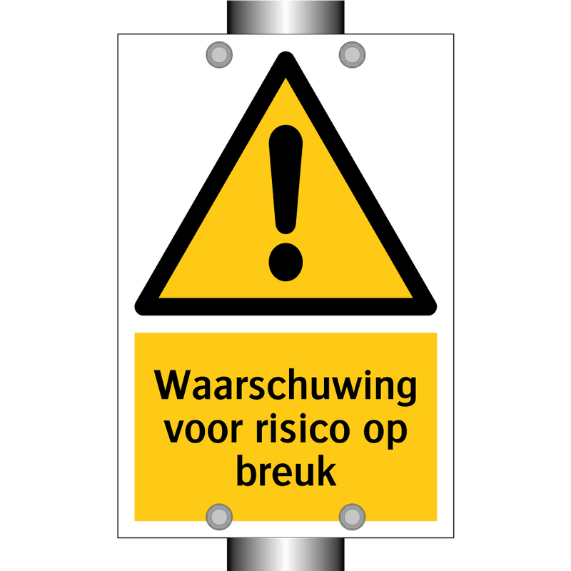 Waarschuwing voor risico op breuk