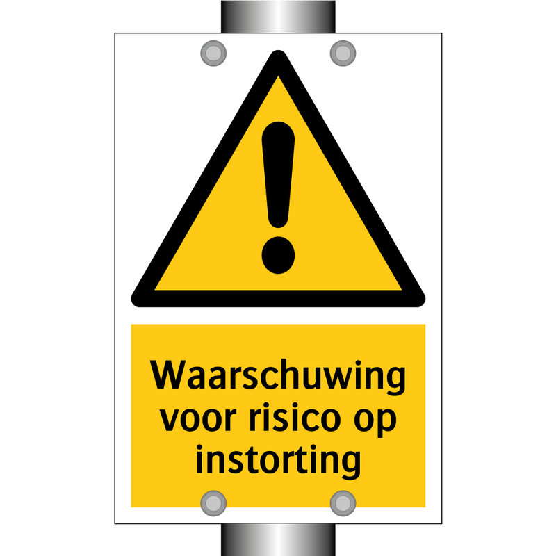 Waarschuwing voor risico op instorting