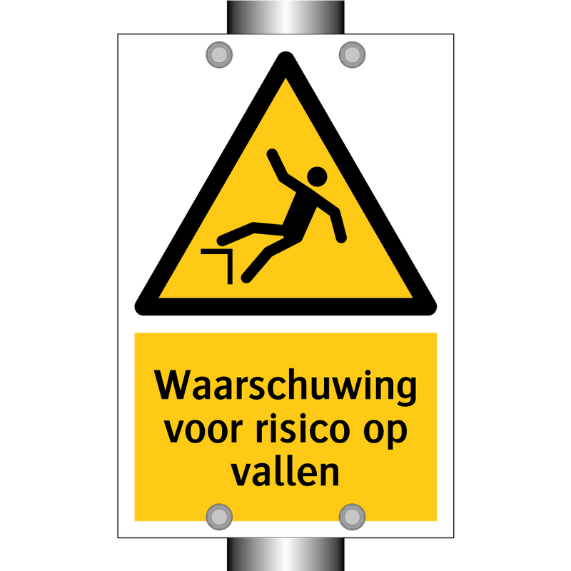 Waarschuwing voor risico op vallen