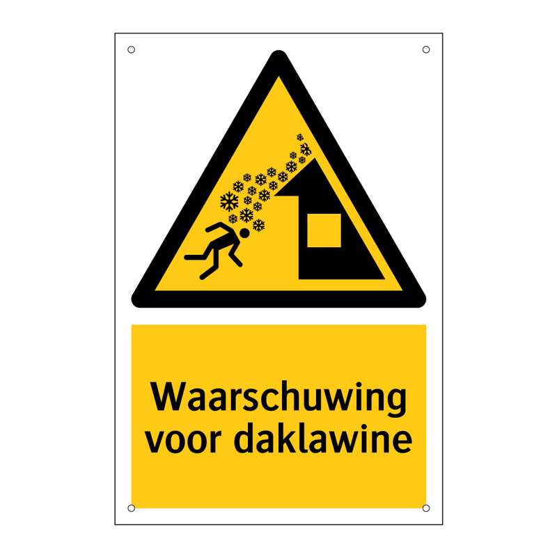 Waarschuwing voor daklawine