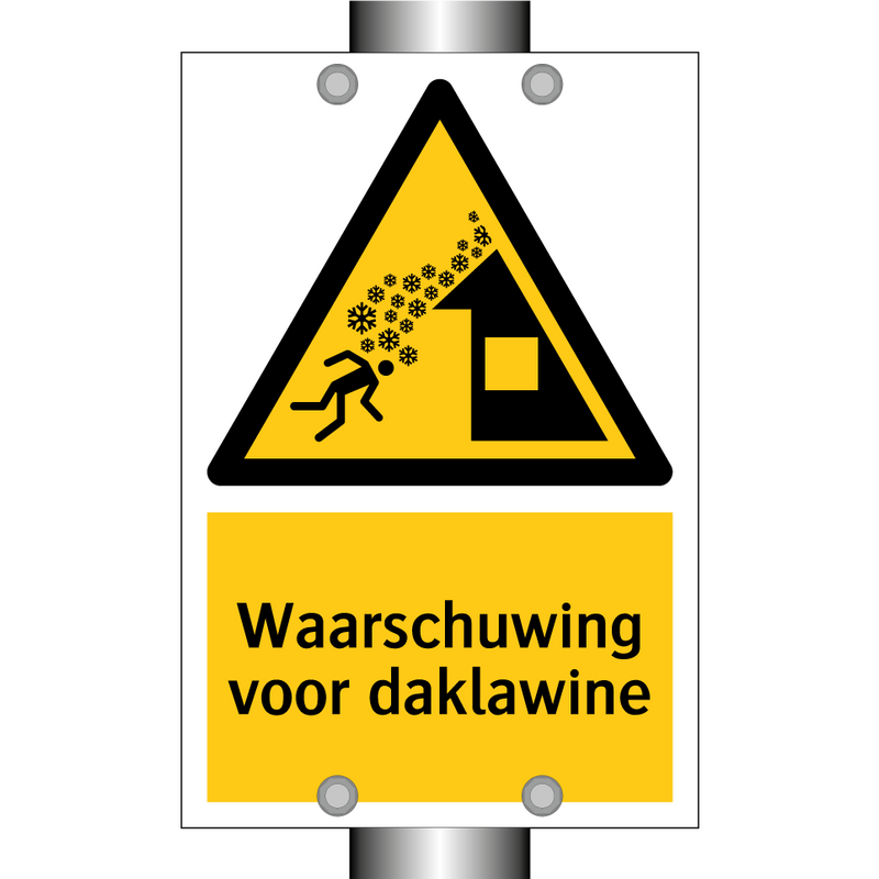 Waarschuwing voor daklawine