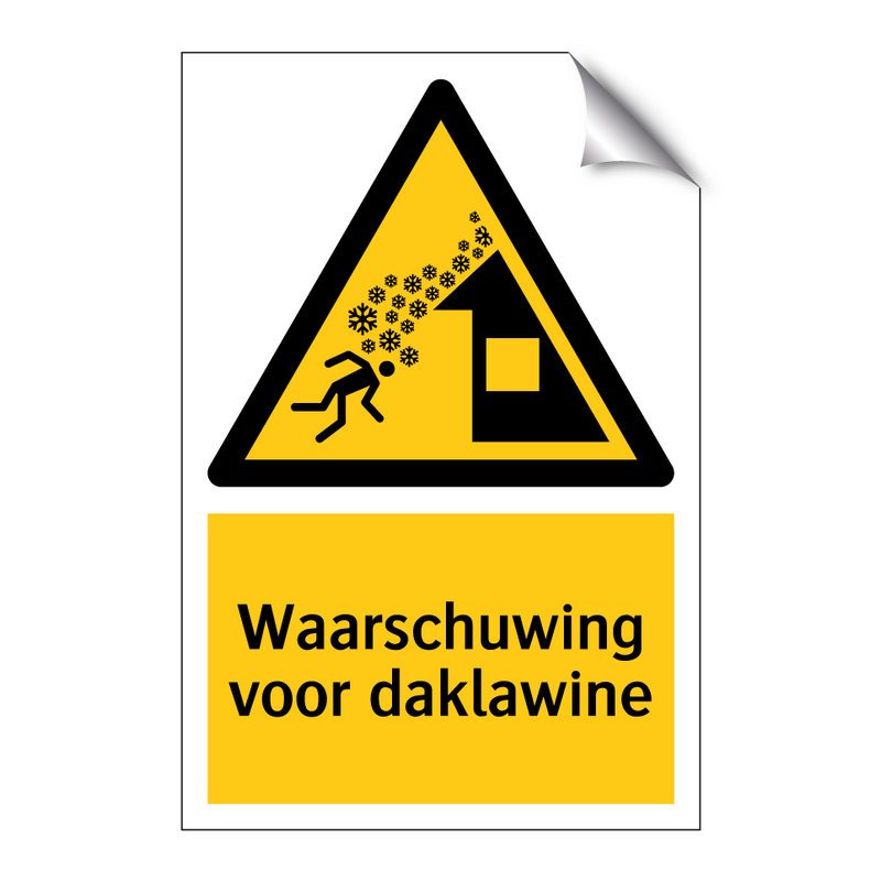 Waarschuwing voor daklawine