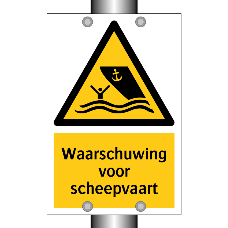 Waarschuwing voor scheepvaart