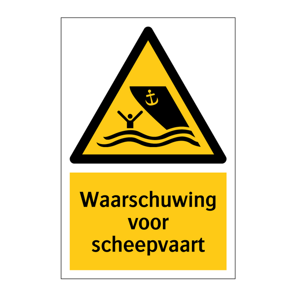 Waarschuwing voor scheepvaart