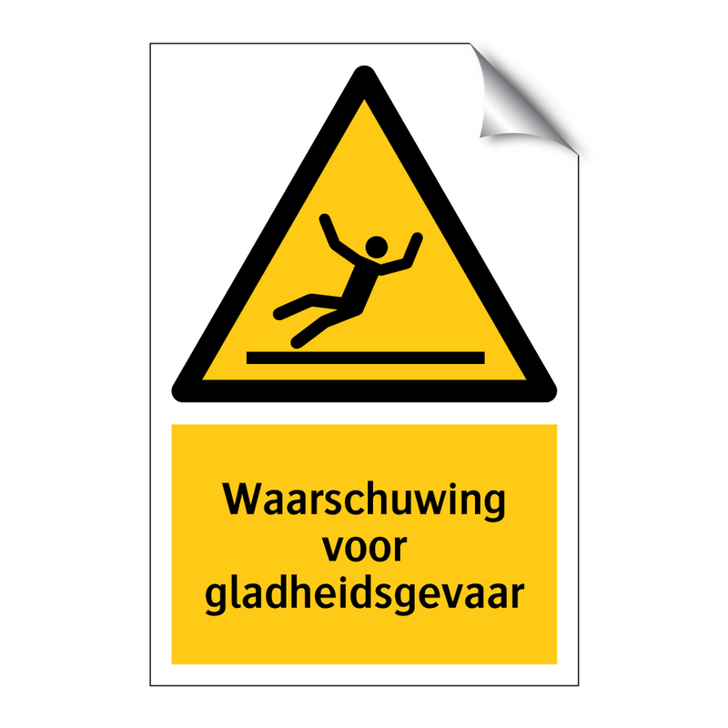 Waarschuwing voor gladheidsgevaar