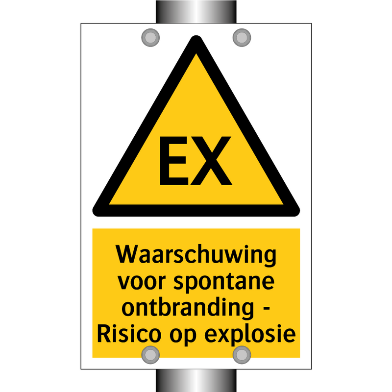 Waarschuwing voor spontane ontbranding - Risico op explosie