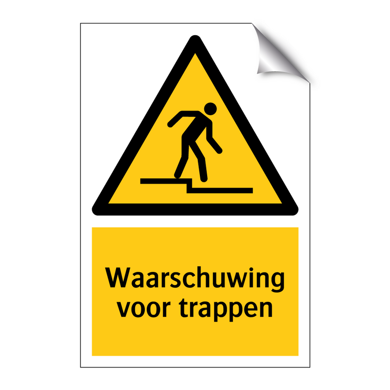 Waarschuwing voor trappen