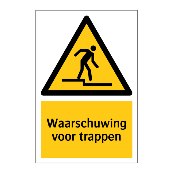 Waarschuwing voor trappen