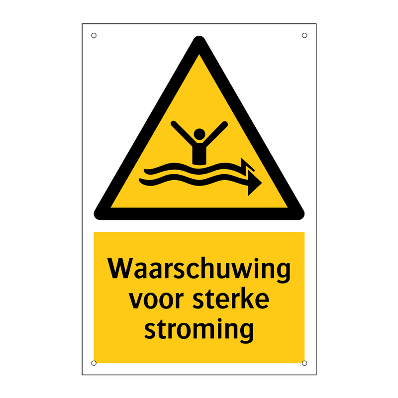 Waarschuwing voor sterke stroming