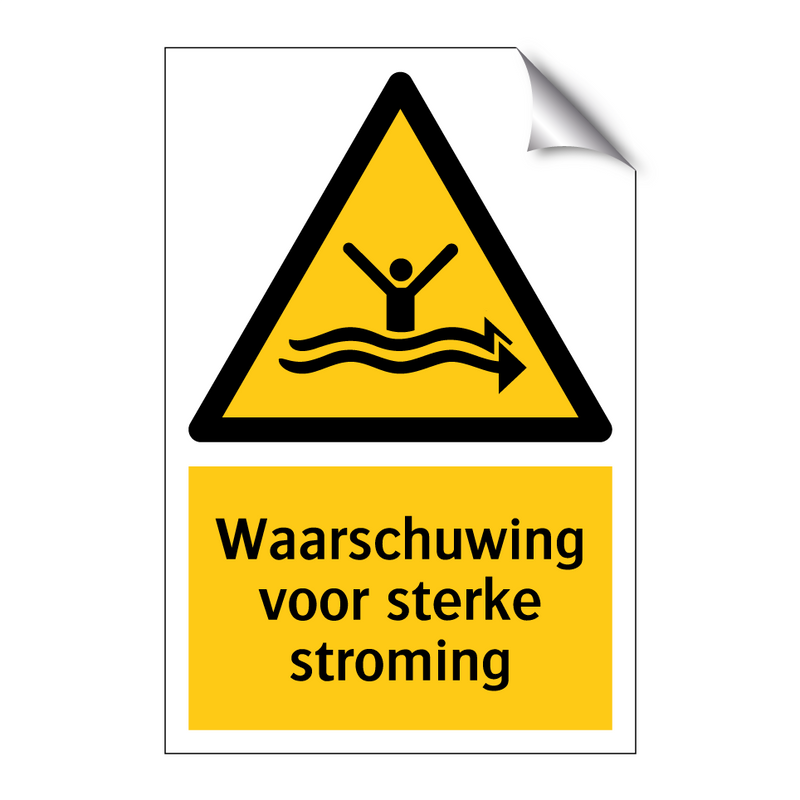 Waarschuwing voor sterke stroming