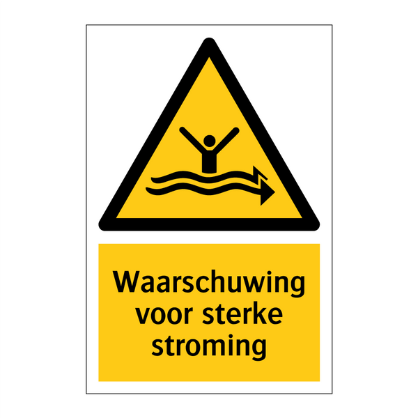 Waarschuwing voor sterke stroming