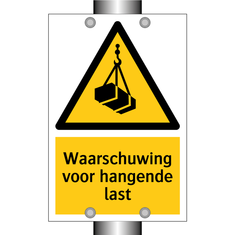 Waarschuwing voor hangende last