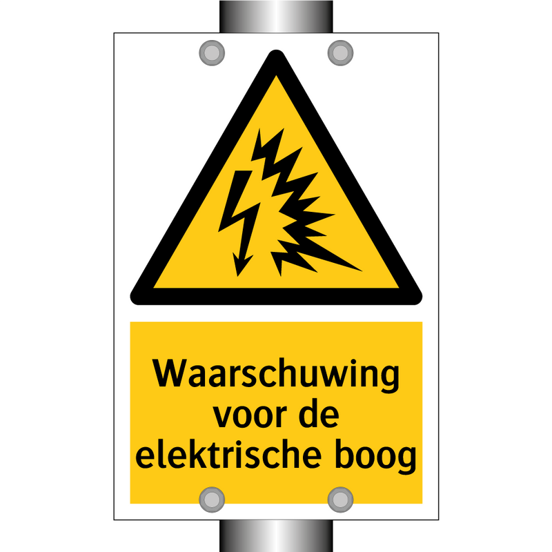 Waarschuwing voor de elektrische boog