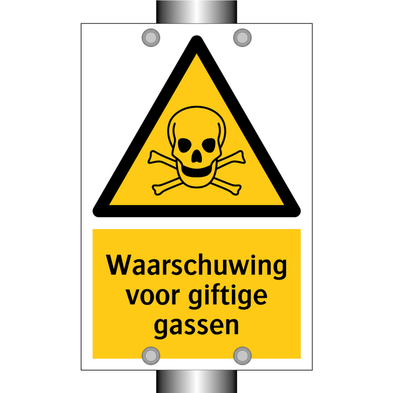 Waarschuwing voor giftige gassen