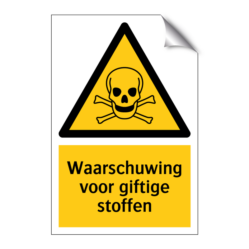 Waarschuwing voor giftige stoffen