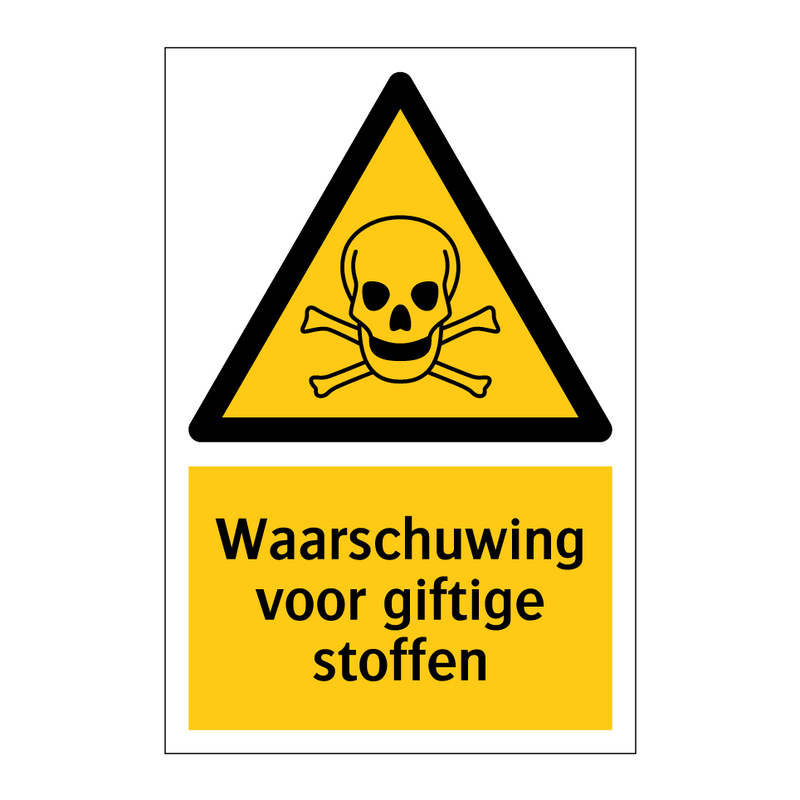 Waarschuwing voor giftige stoffen