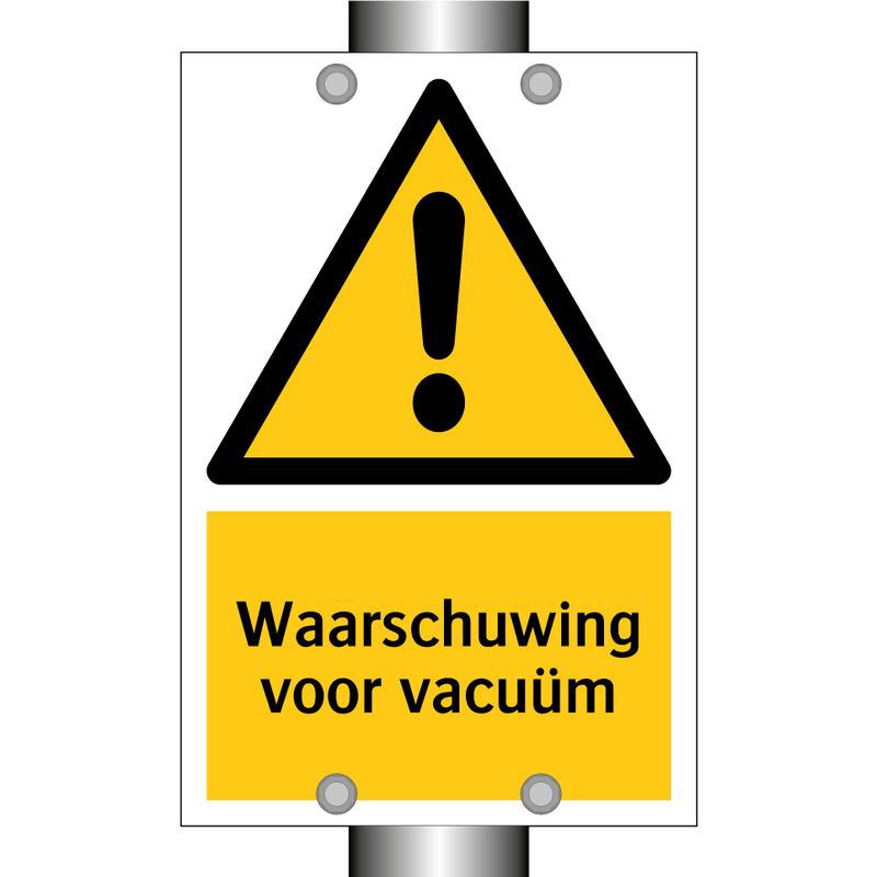 Waarschuwing voor vacuüm