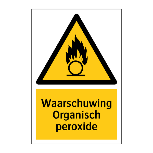 Waarschuwing Organisch peroxide