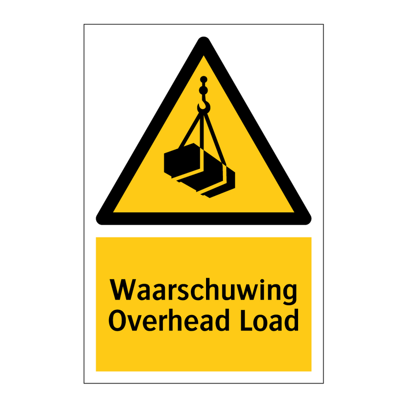 Waarschuwing Overhead Load