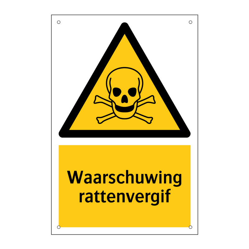 Waarschuwing rattenvergif