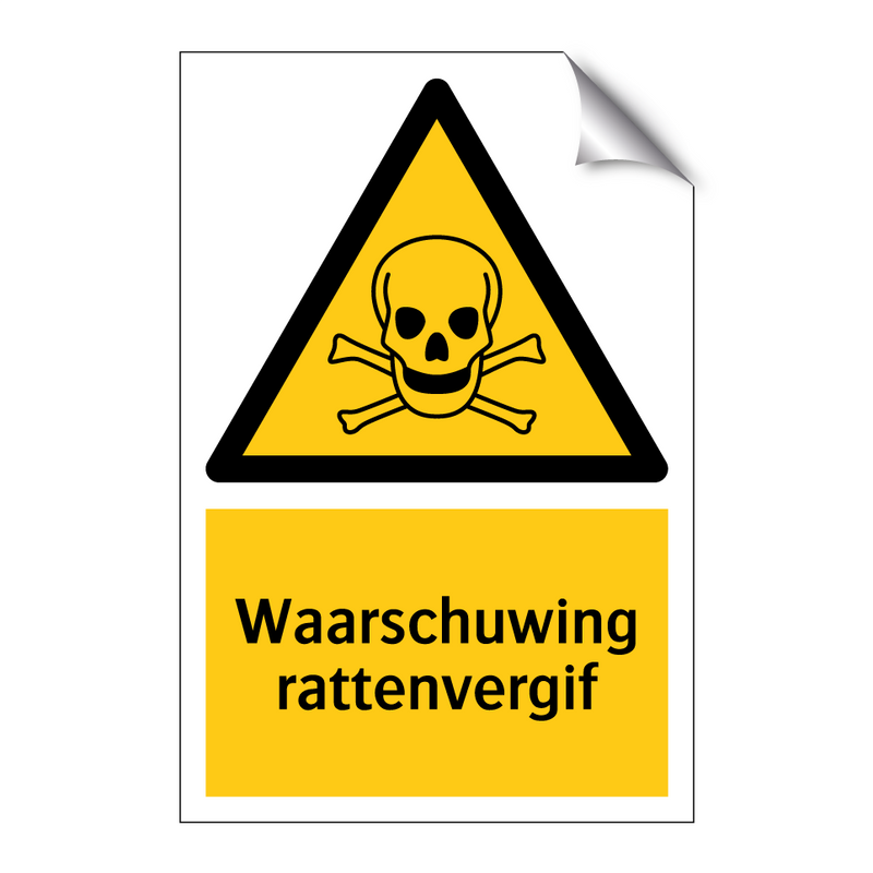 Waarschuwing rattenvergif