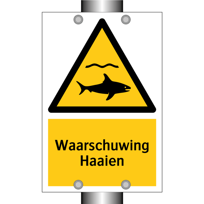 Waarschuwing Haaien