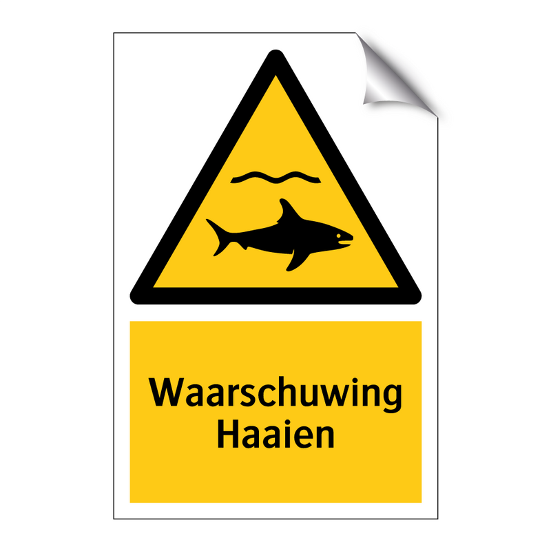 Waarschuwing Haaien