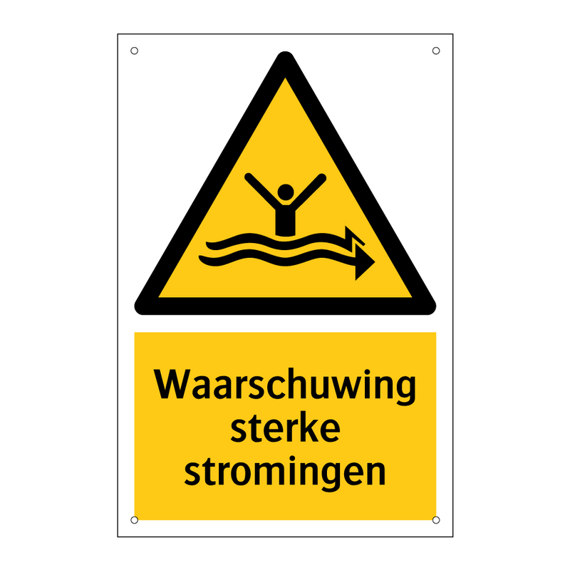 Waarschuwing sterke stromingen