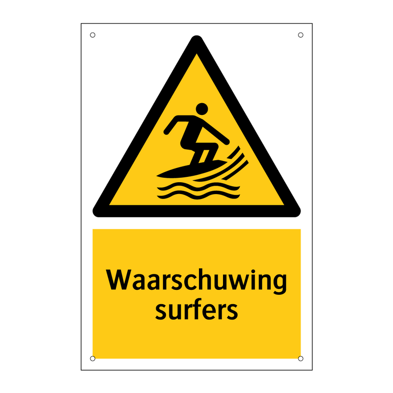 Waarschuwing surfers