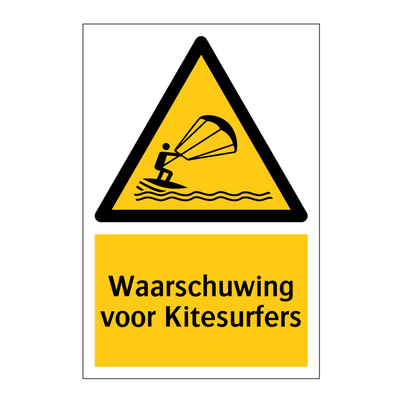 Waarschuwing voor Kitesurfers