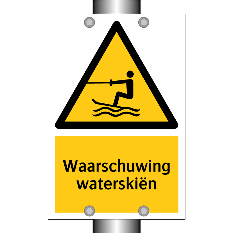 Waarschuwing waterskiën