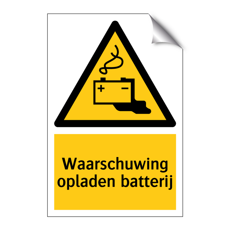 Waarschuwing opladen batterij