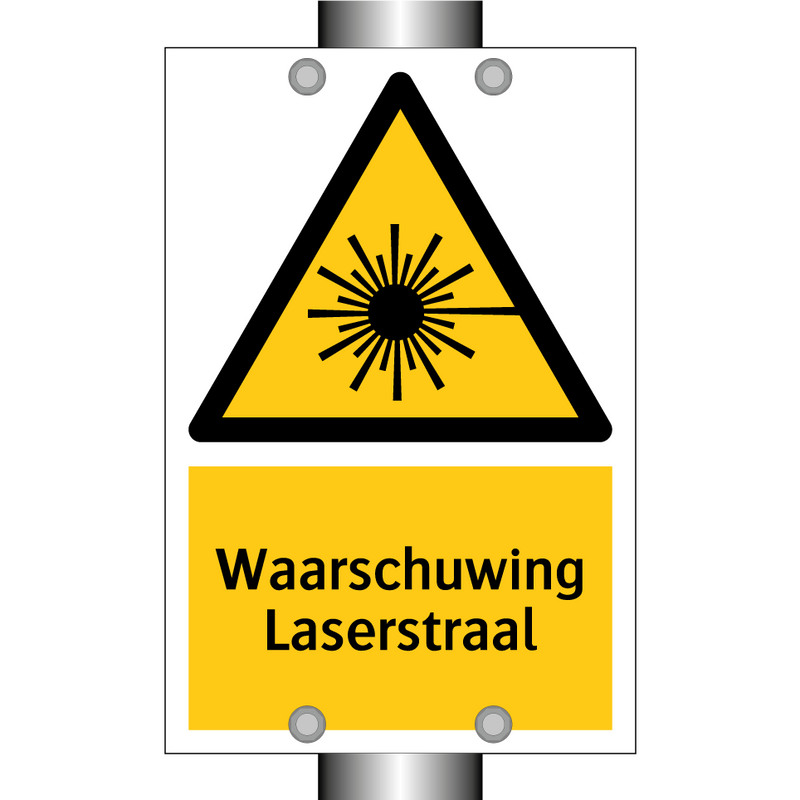 Waarschuwing Laserstraal